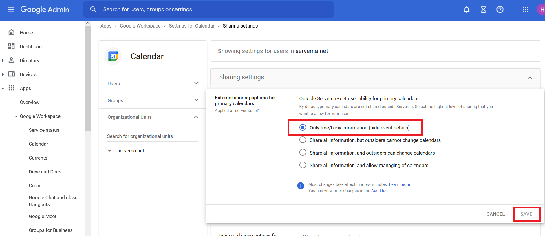 Booking System Preparation - Google Workspace